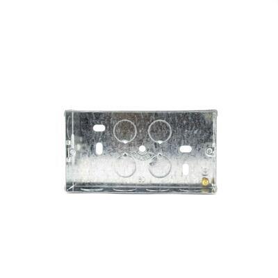 Crabtree Switch Socket Box 2 Gang Metal Lug 35mm 1 Each SB625